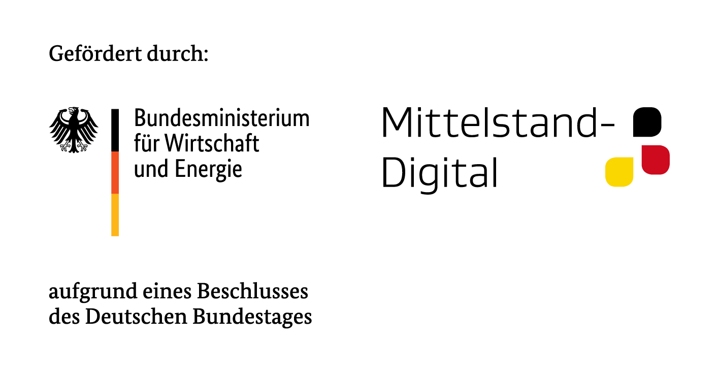 Logos von Mittelstand-Digital und BMWE